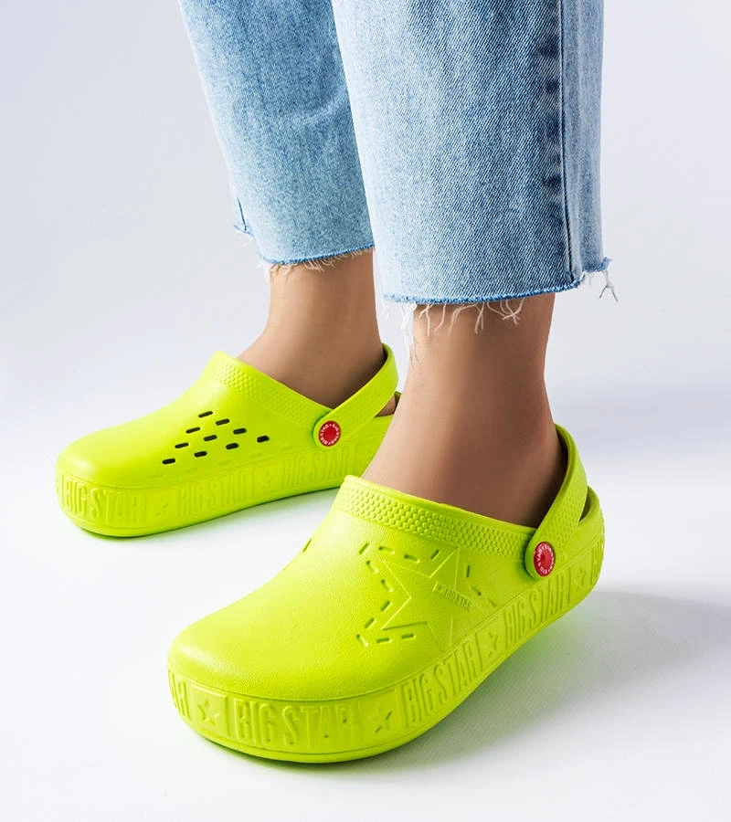 Zöld papucs Big Star II275006