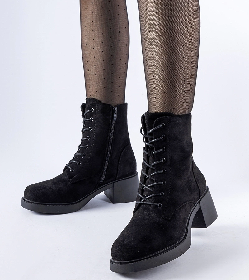 Fekete klasszikus bokacsizma Southern