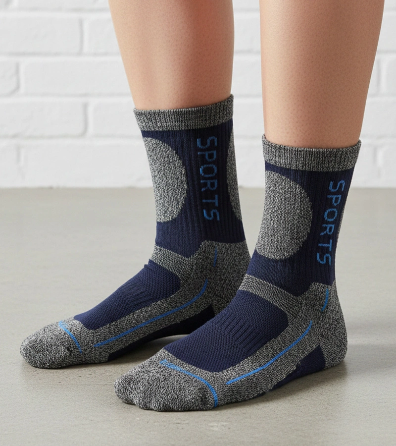 Fekete-fehér meleg Sella zokni