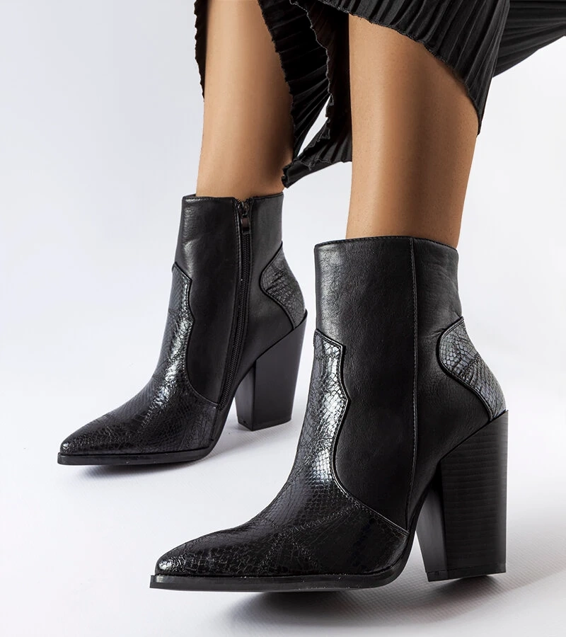 Kensley fekete bokacsizma