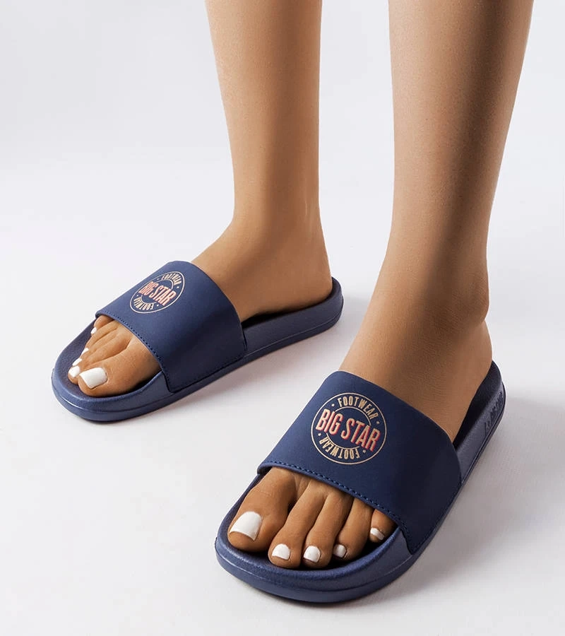 Big Star JJ274A280 sötétkék papucs