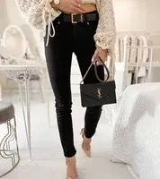 Karima női fekete csőnadrág