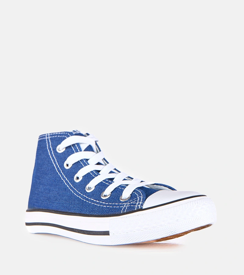 Frenis kék gyerek magasszárú tornacipő