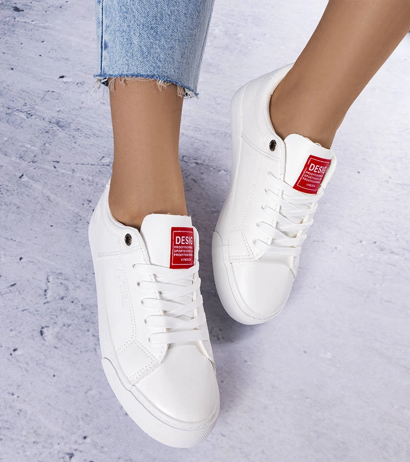 Fehér klasszikus Vinceza tornacipők