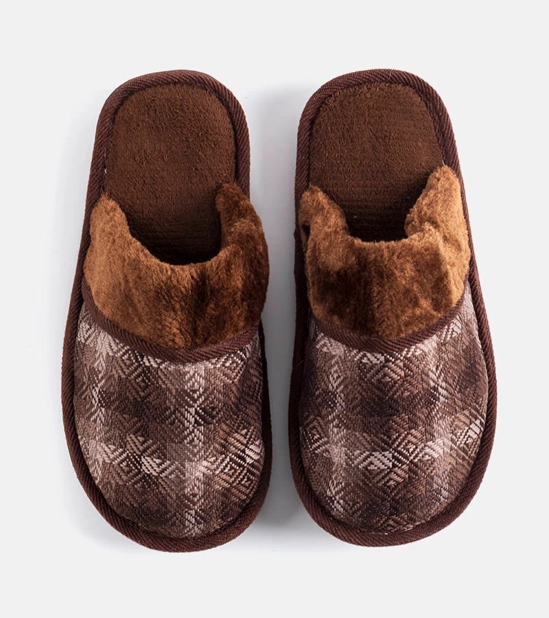 Barna férfi papucs Mirem