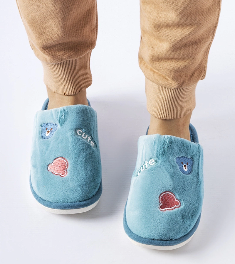 Cukierniczki kék meleg papucsok