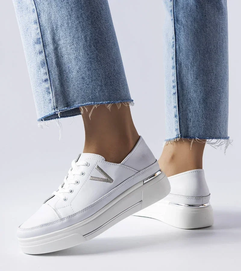 Fehér könnyű Vinceza tornacipők