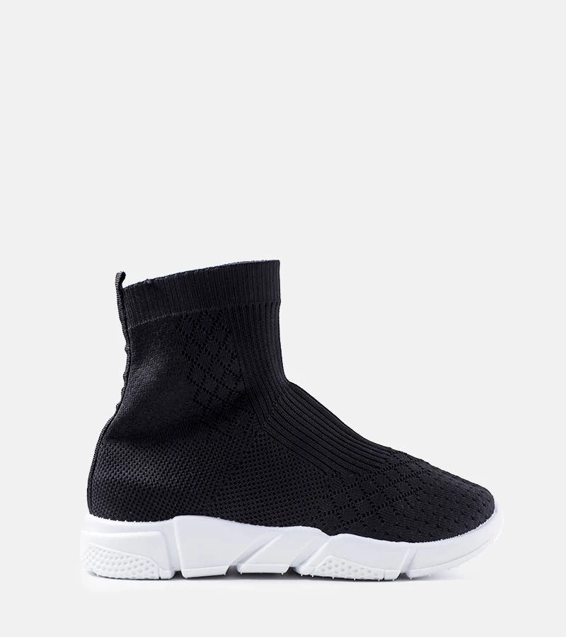 Fekete zoknis cipő Olot