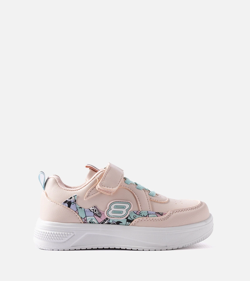 Rózsaszín gyermek sneakerek Adalfredo