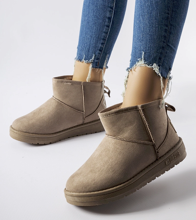 Női bézs hótaposók Big Star KK274294