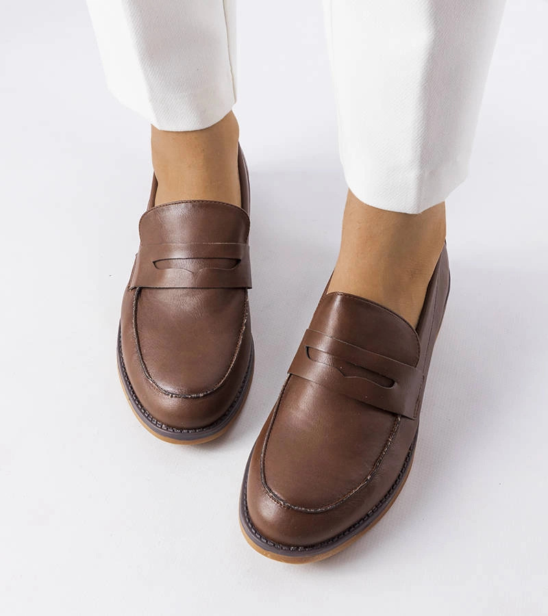 Deich barna mokaszinok