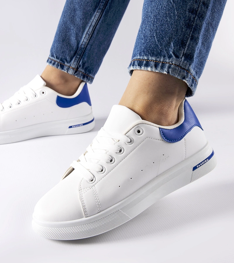 Fehér-kék Leland sneakerek