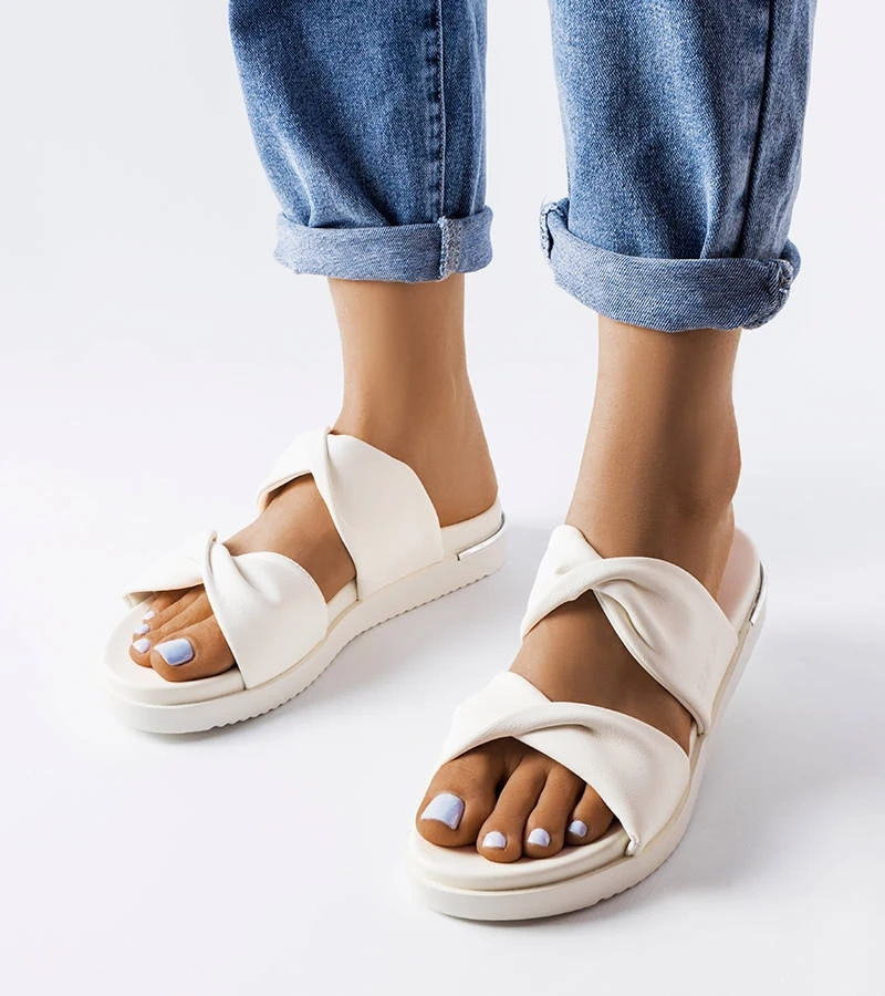 Fehér papucs Big Star LL274A121