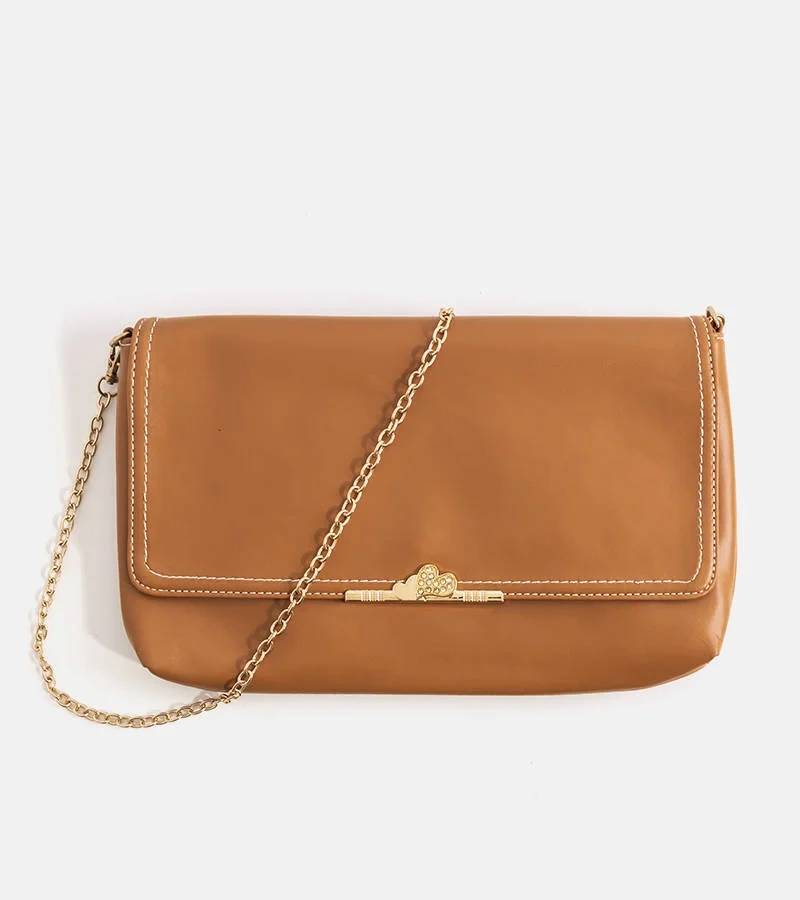 Kamellával bevont női postás táska Cove