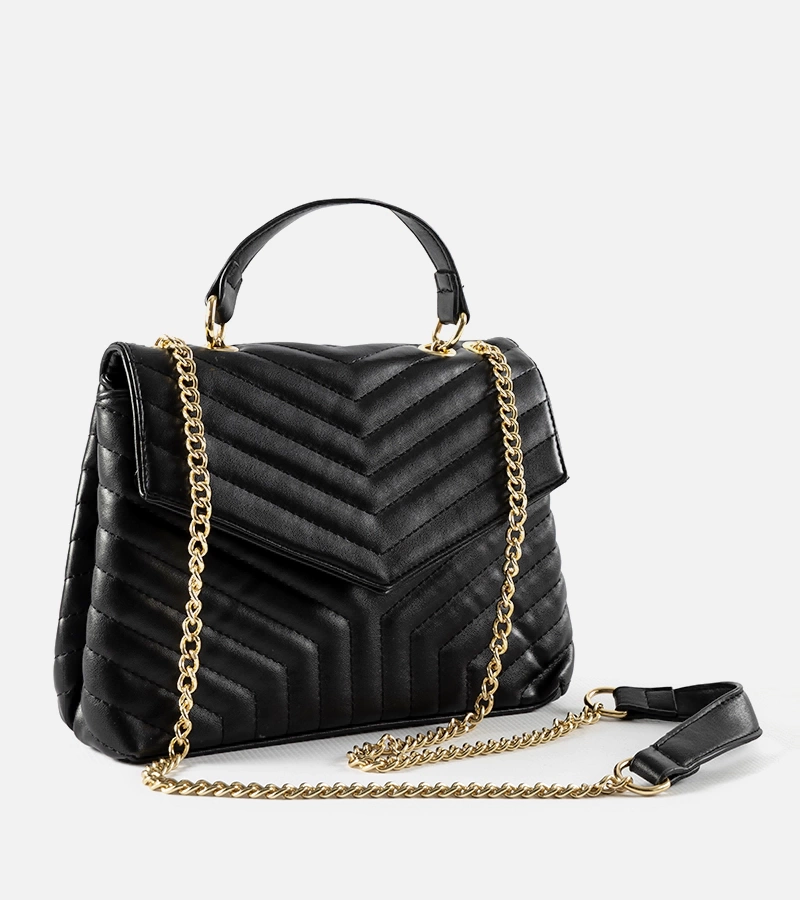 Missoula fekete steppelt válltáska