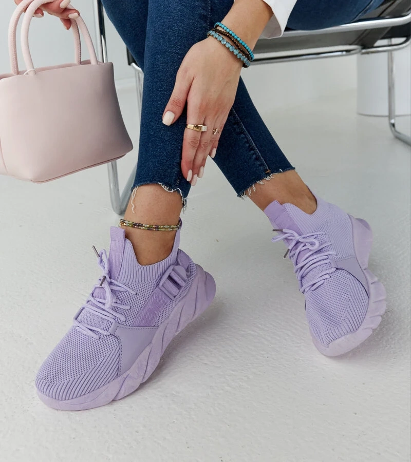 Faruz lila könnyű sportcipők
