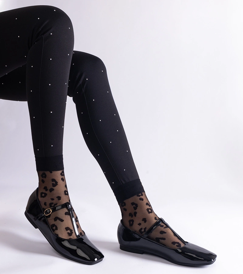 Fekete lakkozott pántos balerinák Marseille