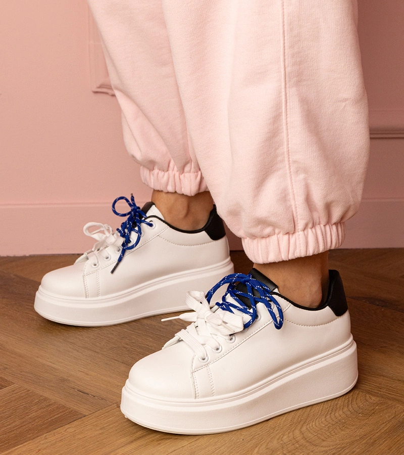 Fehér platform sportcipők Kler