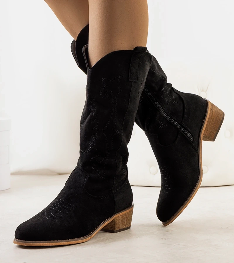 Fekete Gracia csizma