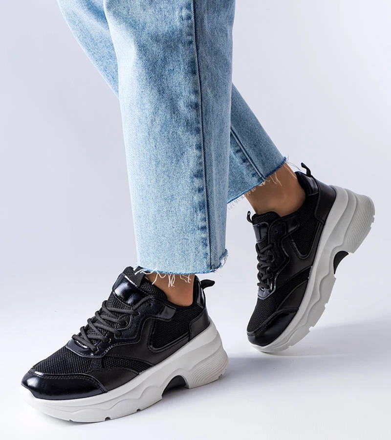 Fekete női sneakers Séguin