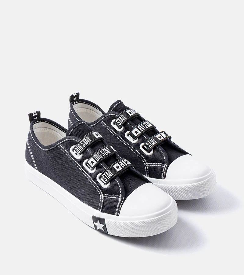 Fekete gyermek tornacipő Big Star LL374006