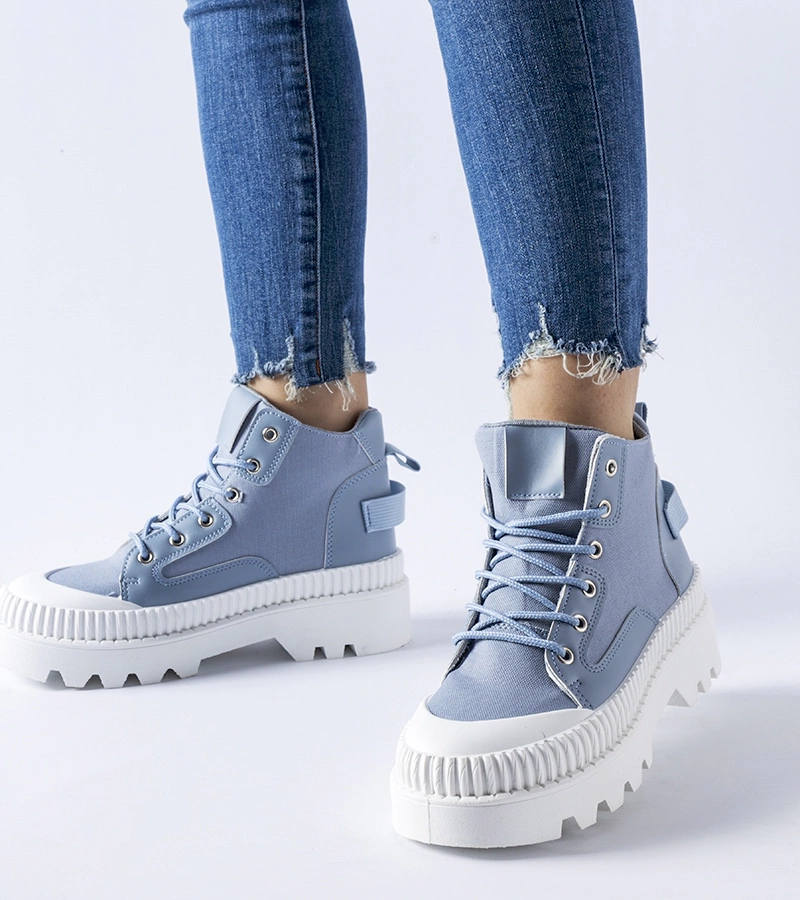 Grotta kék platformos tornacipők