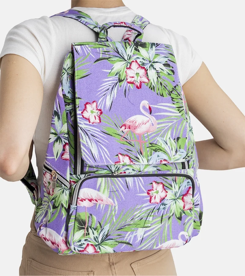 Lila női hátizsák Malka