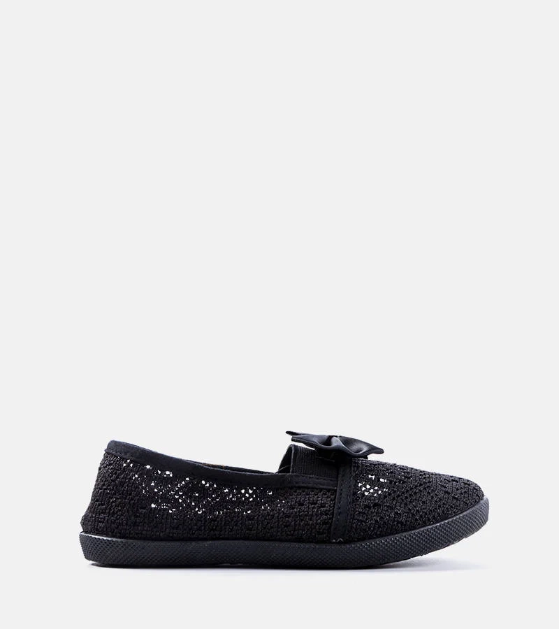 Fekete csipkés gyermek balerina Bubby