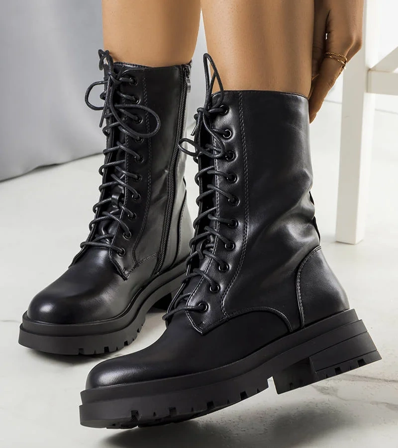 Fekete bélelt trapper nadrág Repins