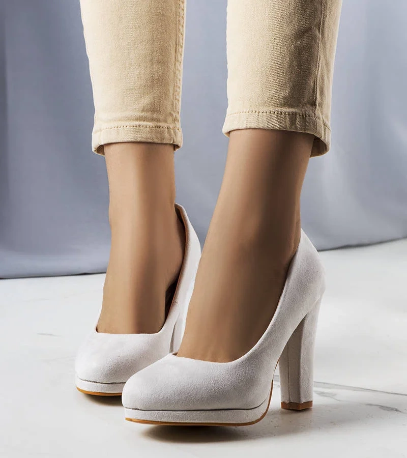 Szürke platformos cipők Fardi