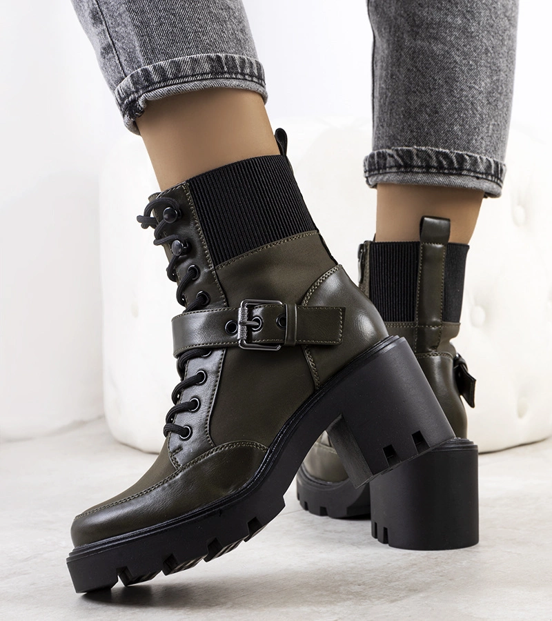 Zöld bokacsizma Messina