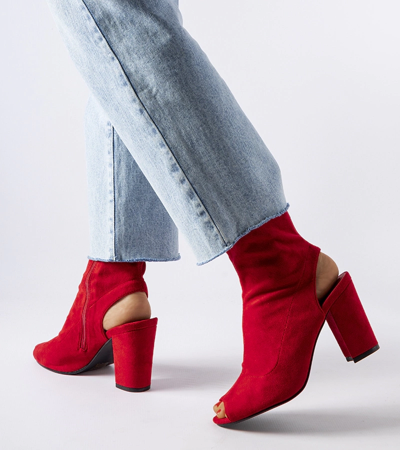 Guernon piros bokacsizma