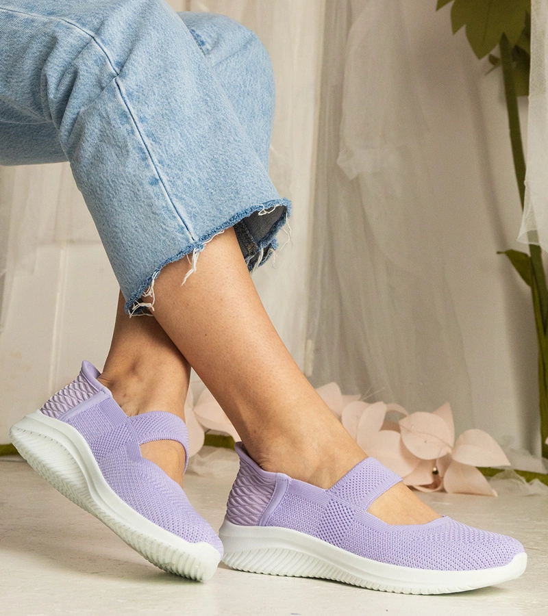 Muratti dombornyott talpú lila női tornacipő