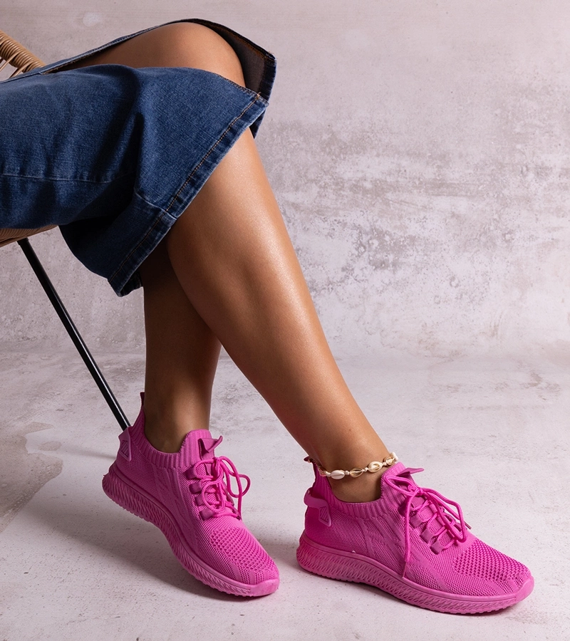 Khitam sötétrózsaszín sportcipők