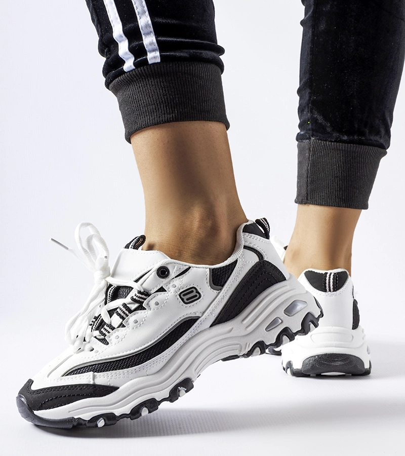 Fekete-fehér sportcipő Kouri