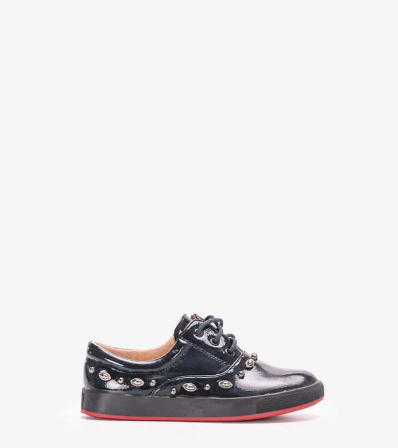 Fatna gyermek sötétkék fényezett teniszcipő