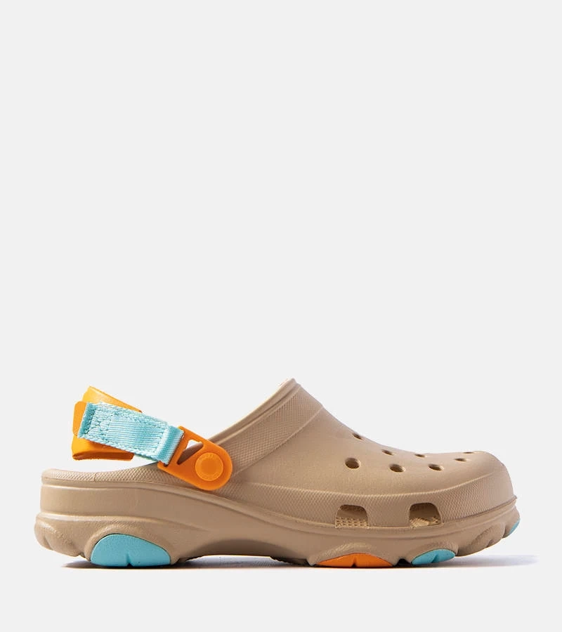 Crocs lyukas bézs papucs