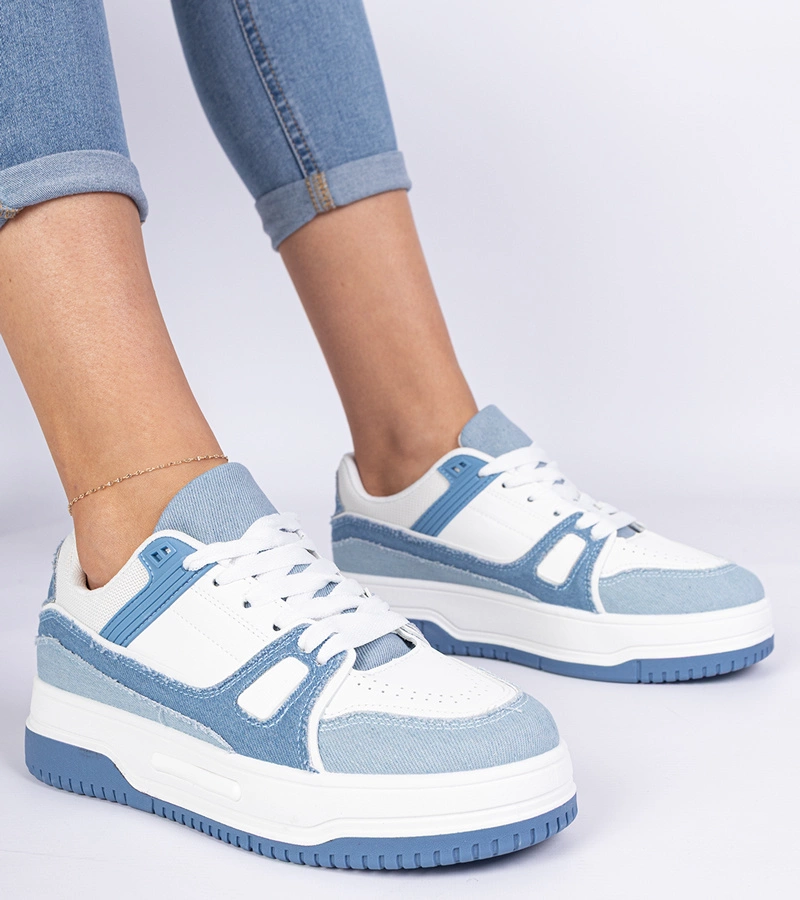 Kék női sportos Pretta tornacipő