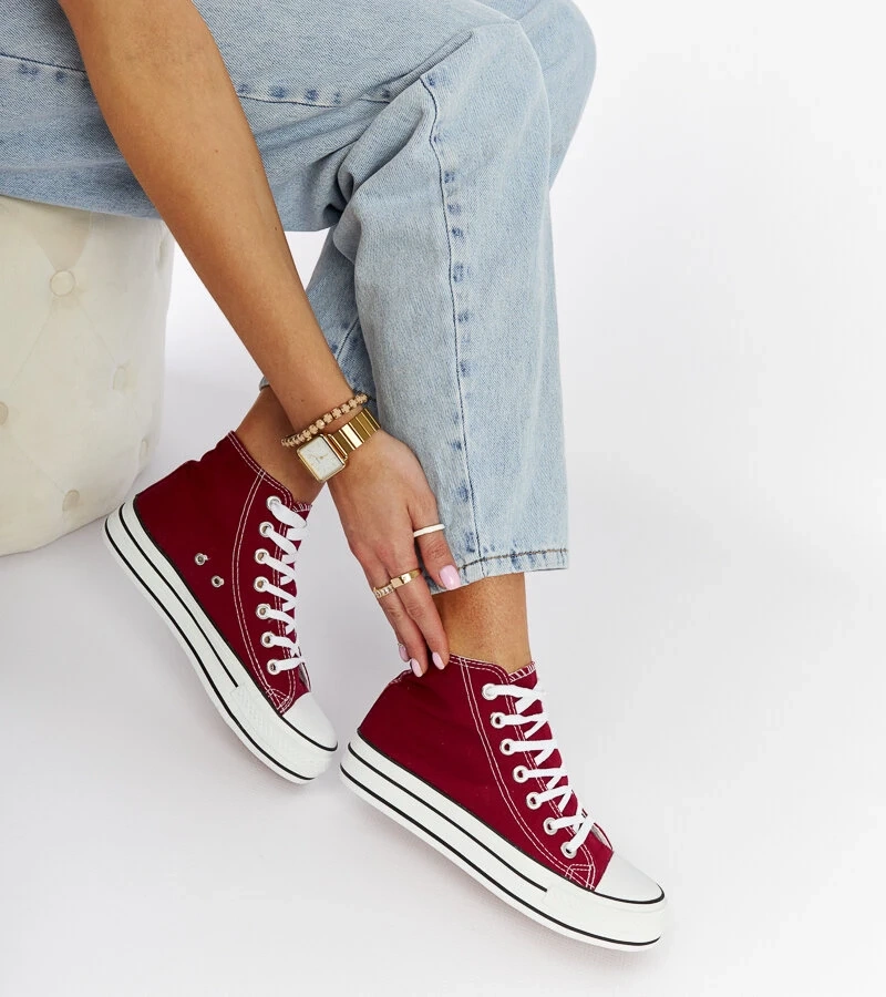 Bordó bokacsizma Puglia