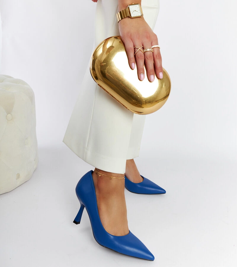 Kék Nixon alacsony sarkú cipők