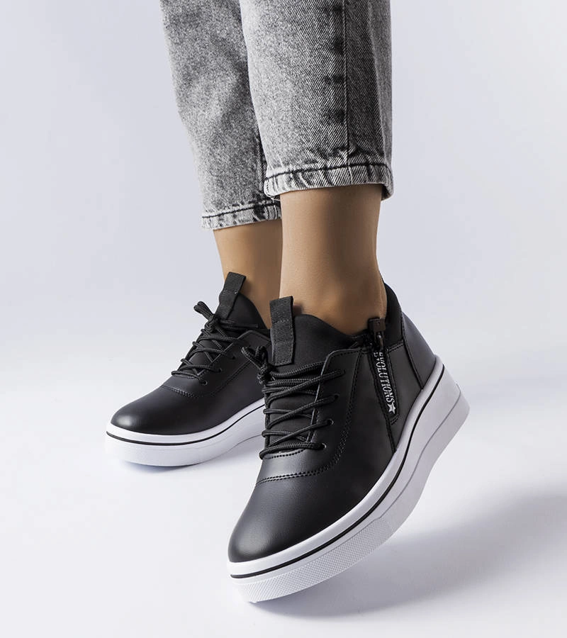 Fekete alacsony talpú Mathieu tornacipők