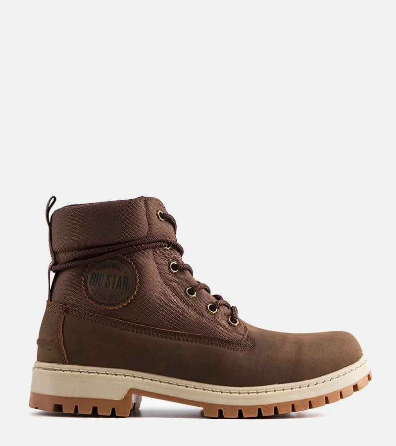 Barna férfi bakancs Big Star KK174204-804