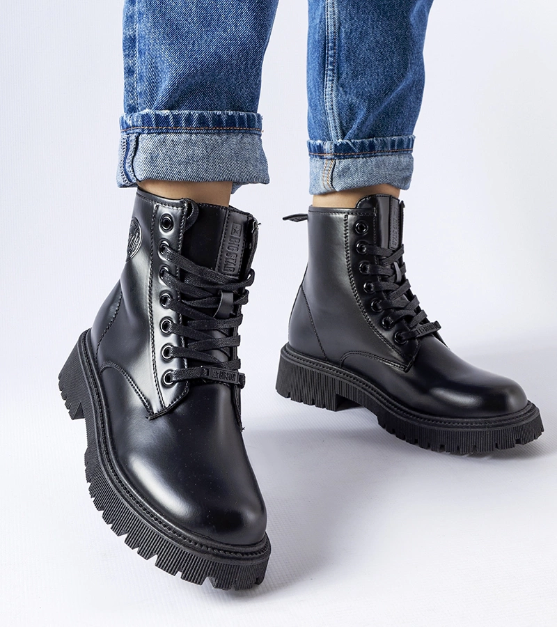 Fekete bélelt munkásnadrág Big Star MM274375