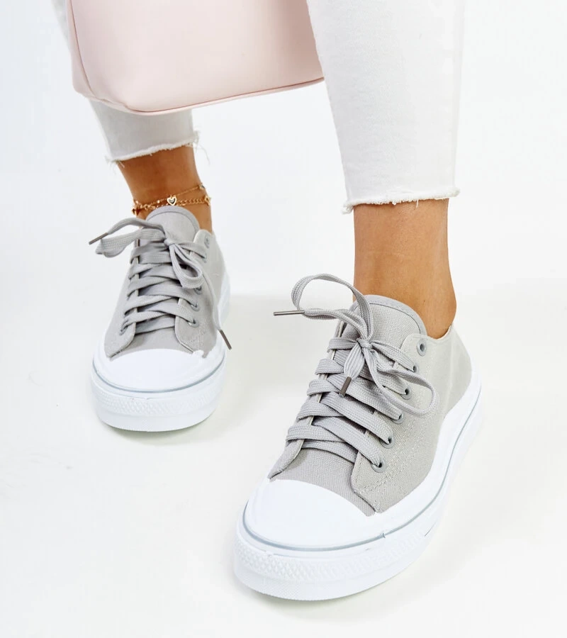 Anbarin platformos szürke tornacipő