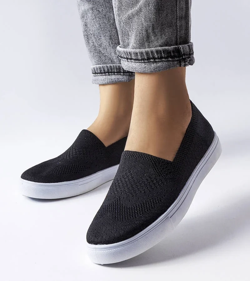 Fekete slip-on tornacipők D'Aubigné