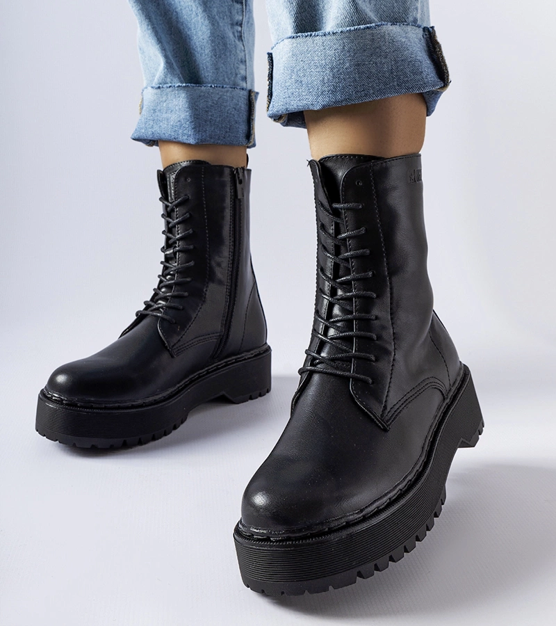 Fekete Big Star II274509 bokacsizma