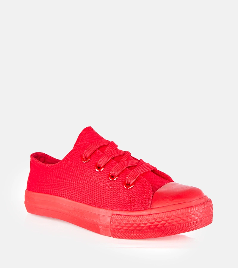 Piros gyerek tornacipő Jessa