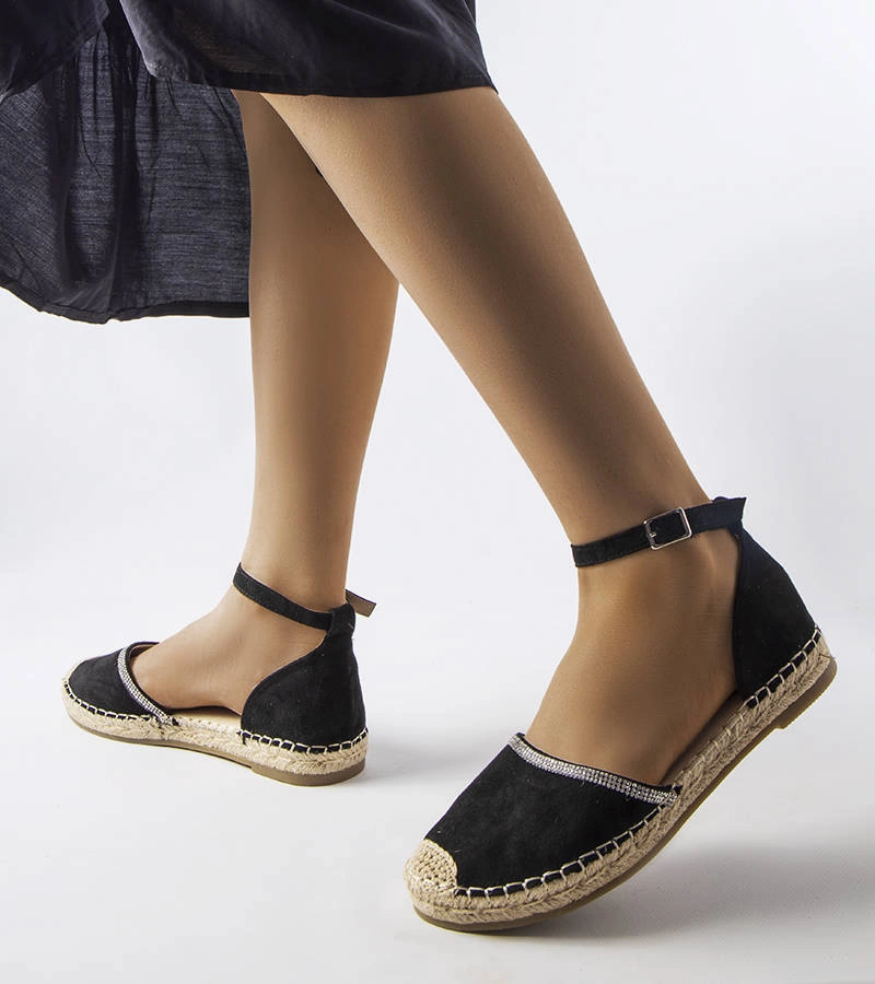 Fekete Licia espadrille