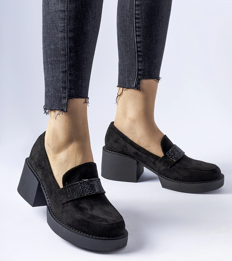 Fekete bokacsizma masszív talppal Harrisburg