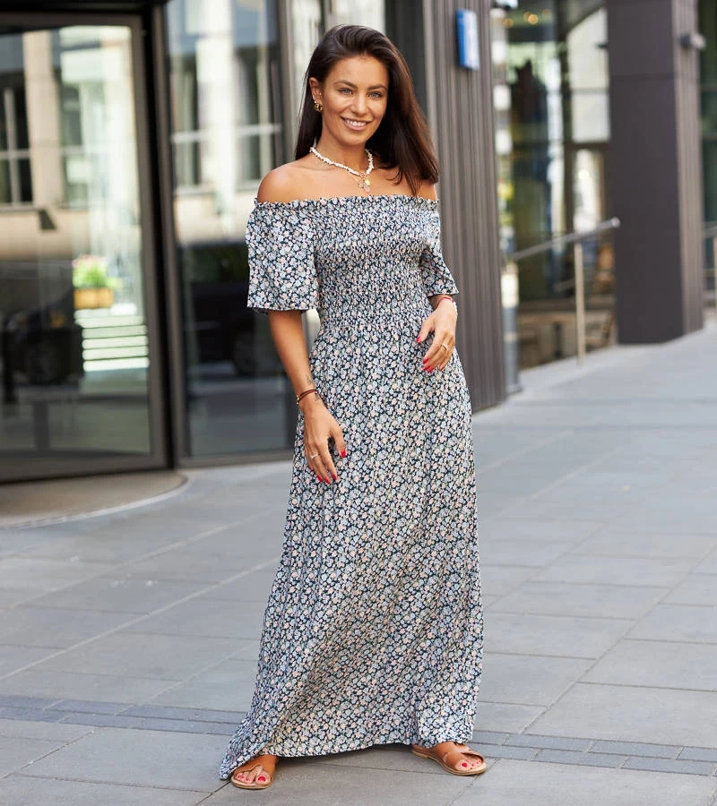 Ilario virágos maxi ruha